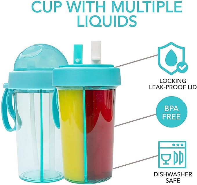 Dual-Compartment Portable Shake & Drink Cup™